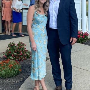 Printed Forever 21 Midi Dress